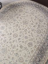 Овальный ковер серый Jasmine 35831Z CREAM / L.GREY Овал