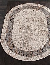 Ковер Ercaplan RODOS 7442A L.BLUE / CREAM Овал