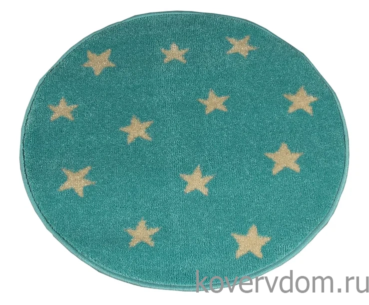 Ковер детский FUNKY TOP STARF blue ROUND