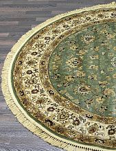 Круглый ковер зеленый BUHARA 5471 GREEN Круг