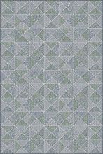 Ковер Бельгийский синий из вискозы и хлопка ROYAL PALACE 2020 R 17144 3777