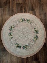 Ковер с цветами Decovilla 21005.101 ADA Розовый Круг