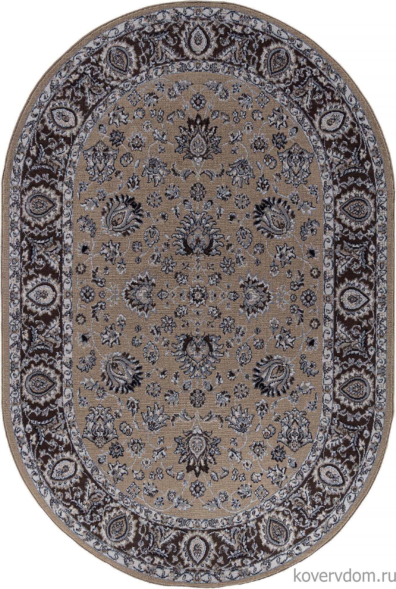 Ковер PRAGA 06030A BEJ / KAHVE Овал