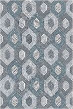 Ковер Бельгийский синий из вискозы и хлопка ROYAL PALACE 2020 R 17378 6747