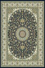 Ковер Бельгийский синий из вискозы и хлопка Royal Palace R 14067 3161