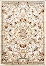 Оранжевый круглый рельефный ковер из вискозы GENOVA 38388 6262 60