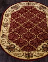 Ковер OLYMPOS D468 RED Овал