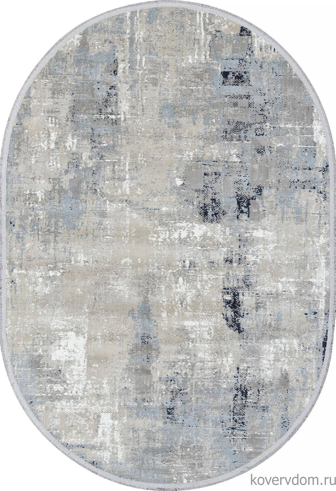 Ковер LORENZO C288AH GREY / L.BLUE Овал