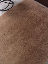 Однотонный ковер коричневый RABBIT LUXE PX2001 CAMEL