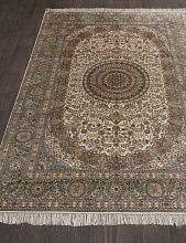 Ковер из Китая Tibet SILK & SILK S-02 CREAM / BLUE