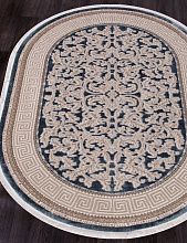 Ковер EFOR Carpet STAR P0384 D.BLUE / D.BLUE Овал